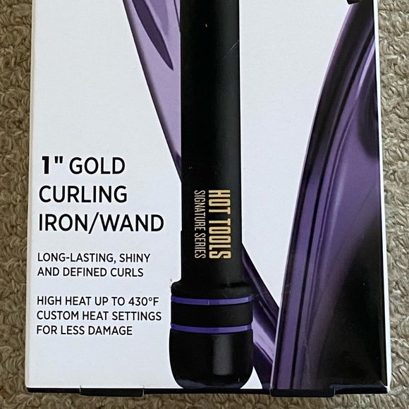 Hot Tools Signature Series 1" Gold Curling Iron/Wand - Picture 8 of 13